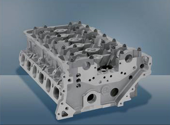 Engine block machined by a PCD tool from UC tools