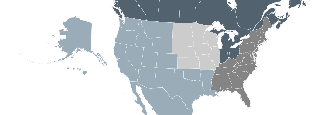 Map of United states