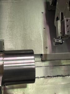 Roller burnishing tool in cnc machine